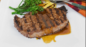 bistec con salsa whisky