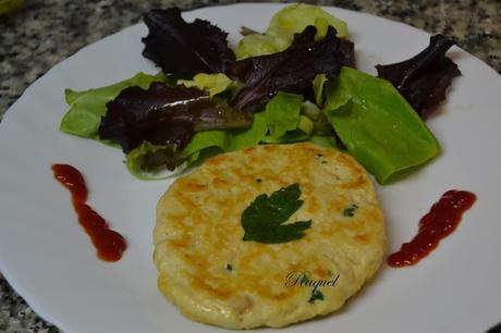 Hamburguesa casera de Pollo