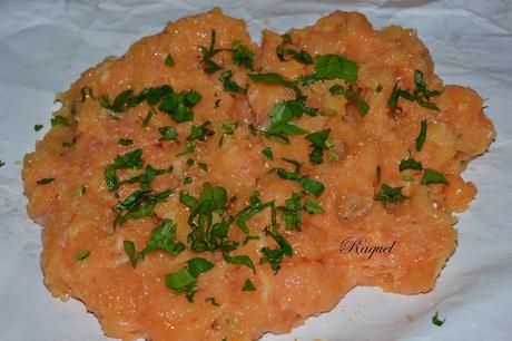 Hamburguesa casera de Pollo