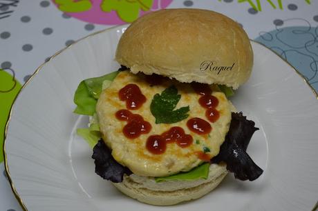 Hamburguesa casera de Pollo