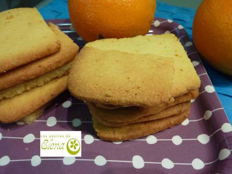 Galletas de naranja y almendras