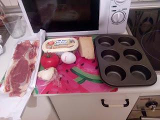 MINI TORTILLAS DE JAMÓN Y QUESO