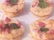 Mini tortillas jamón queso