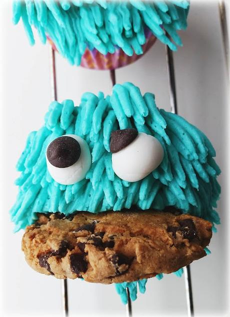 Cupcakes Monstruo de las galletas