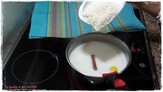Arroz con leche y chocolate