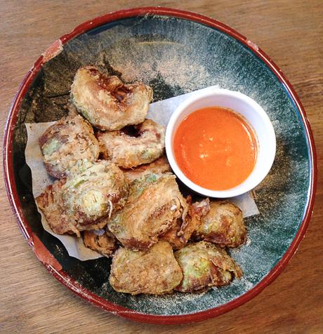 Alcachofas fritas Antunez baco y boca