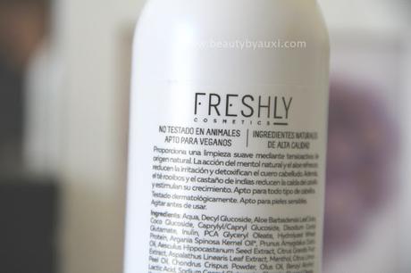 Freshly Cosmetics y su Champú Refrescante Detox