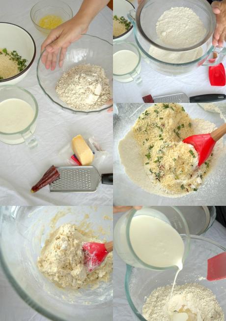 Galletas de queso al estilo americano con albahaca y ají picante #JaquealaReina