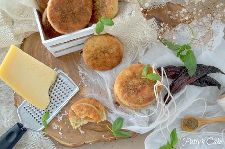 Galletas de queso al estilo americano con albahaca y ají picante #JaquealaReina