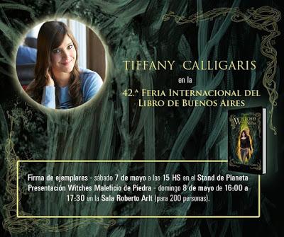 Tiffany Calligaris en la Feria Internacional del Libro de Bs As