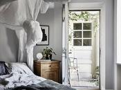 dosel hecho sábanas