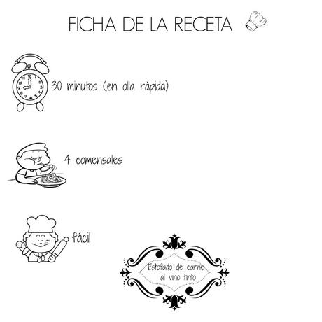 ESTOFADO DE CARNE AL VINO TINTO