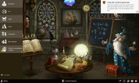 4 programas para que los niños puedan usar la PC de manera segura Magic Desktop