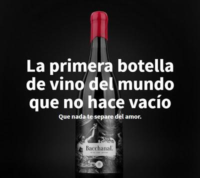 Bacchanal, el vino para disfrutarlo con la botella llena y vacía