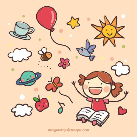 Inventando un cuento con papa y mama