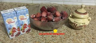 CREMA FRÍA DE FRESAS