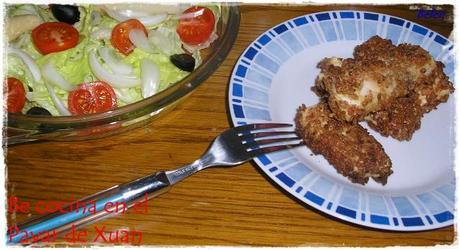 Baritas de pez espada crujientes