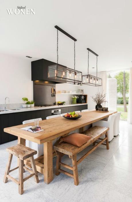 MESA DE COMEDOR DE REVISTA stijlvol wonen