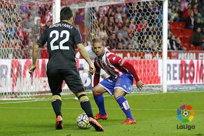 Crónica Sporting de Gijón 2 Vs Sevilla FC 1