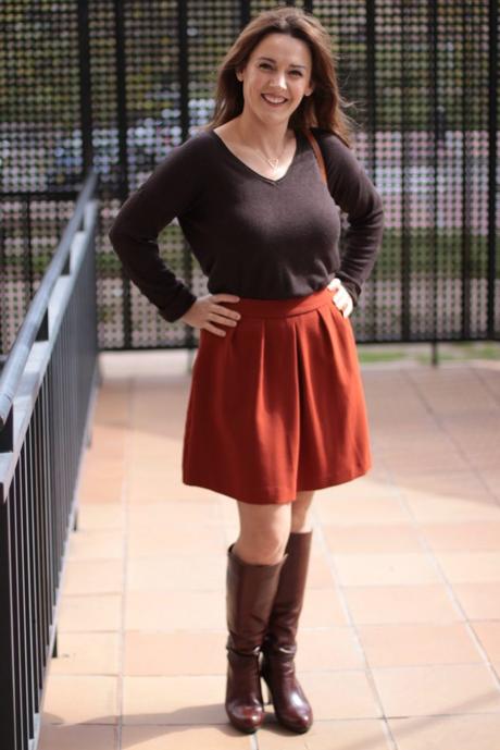 falda stradivarius
