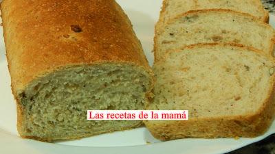 Receta de pan de molde integral con semillas muy tierno
