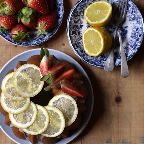 bizcocho de fresas