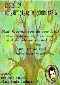 Escuelica de Participación Comunitaria: ¿qué hacemos con un conflicto?
