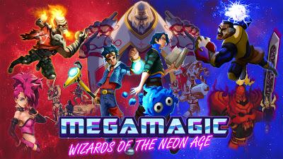 Ya disponible Megamagic, acción, estrategia y RPG ambientado en unos años 80 alternativos