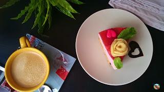 Tarta mousse de fresas