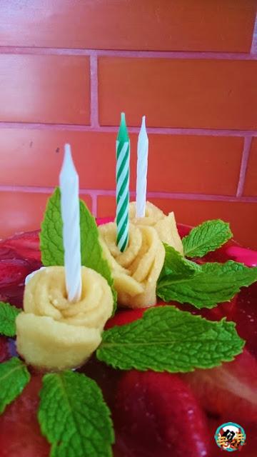 Tarta mousse de fresas