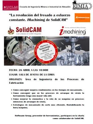 Seminario de SolidCAM en la Escuela de Ingeniería Minera e Industrial de Almadén