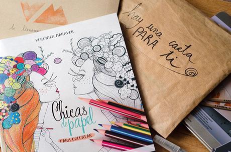 Coloreando Chicas De Papel Coloreando Chicas De Papel de Verónica Maraver