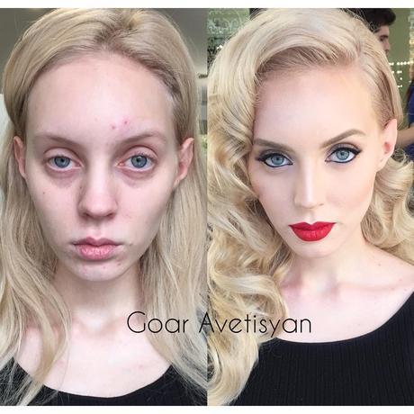 Conoce a la artista de maquillaje Goar Avetisyan que hace transformaciones asombrosas