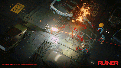 Ruiner, un shooter de perspectiva aérea cyberpunk que apunta maneras