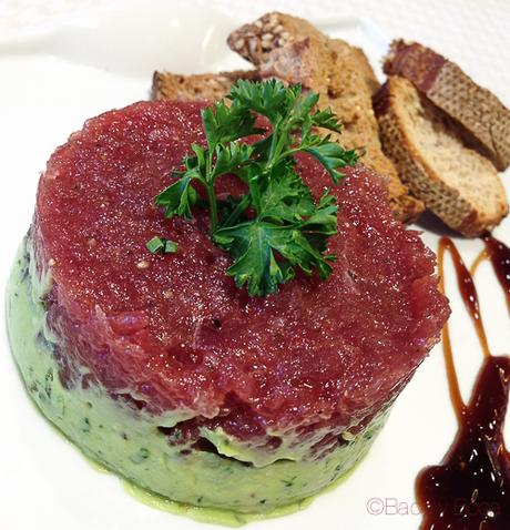 tartar de atun con guacamole El raco del navegant bacoyboca