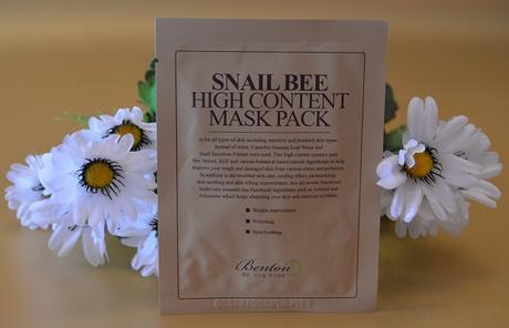 La mascarilla “Snail Bee High Content Mask Pack” de BENTON en W2BEAUTY (From Asia With Love)