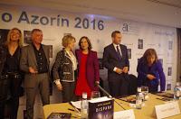 Presentación del premio Azorín 2016 (Dispara a la luna de Reyes Calderon)