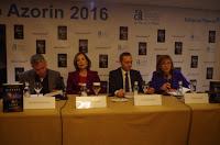 Presentación del premio Azorín 2016 (Dispara a la luna de Reyes Calderon)