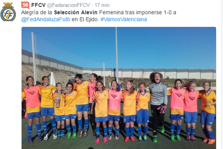 XV Campeonato de Selecciones Autonómicas Femeninas Sub 12,  del 22 al 24 de Abril en El Ejido.