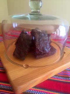 Brownies sanos con harina integral al toque de almendras y banana