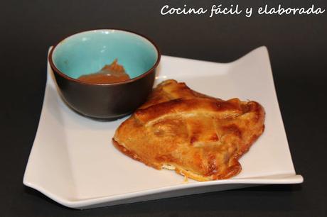 HOJALDRE RELLENO DE DULCE DE LECHE Y CHOCOLATE BLANCO