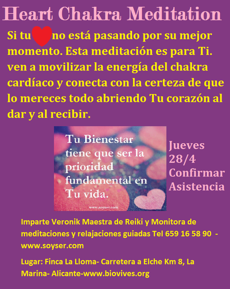 Heart Chakra Meditation en Finca La Lloma