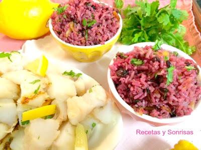 ARROZ BASMATI ROSA Y FELIZ SANT JORDI  !!!!