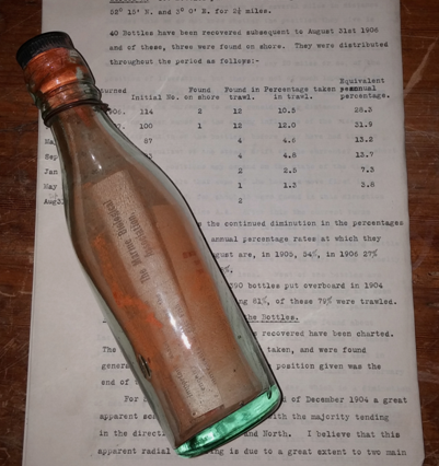 Este es el mensaje más antiguo en una botella que se ha encontrado