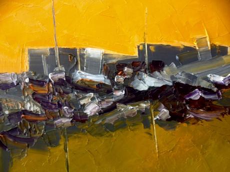 S/T.Óleo espátula lienzo. 2016.073 x 060 cm.Detalles.