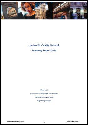 Londres: Informe sobre la calidad del aire en 2014