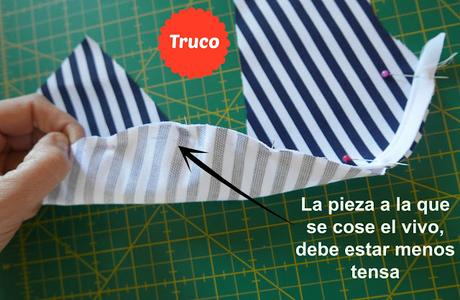 Cómo poner vivos en las prendas