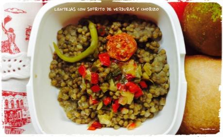 Lentejas con sofrito etiqueta