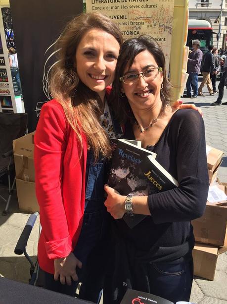 Firma de libros con Anissa B Damom en Barcelona, día del libro y Sant Jordi!