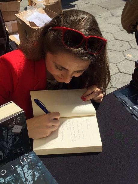 Firma de libros con Anissa B Damom en Barcelona, día del libro y Sant Jordi!